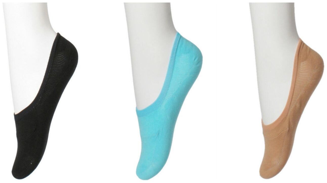 

N2S NEXT2SKIN Women s Cotton Hidden Loafer Socks Invisible No Show Liners with Anti Slip Silicon Patch (Multicolor) - Pack of 3