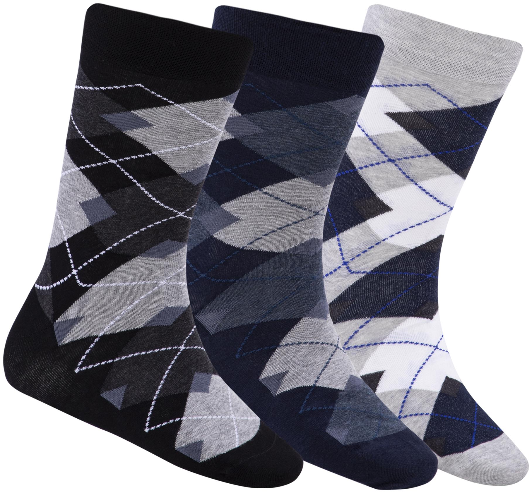 

N2S NEXT2SKIN Multi Cotton Calf length socks ( Pack of 3 )
