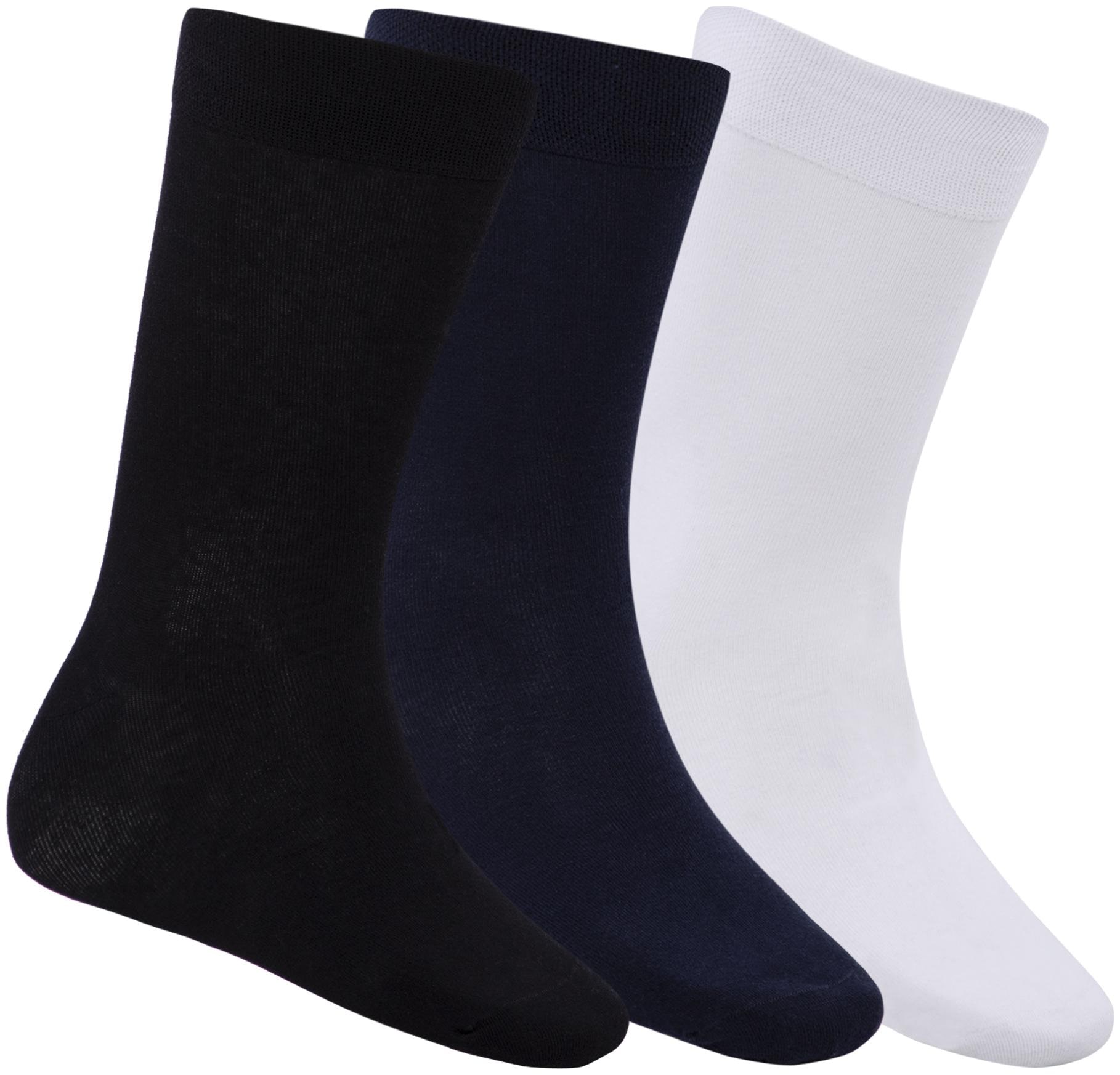 

N2S NEXT2SKIN Multi Cotton Calf length socks ( Pack of 3 )