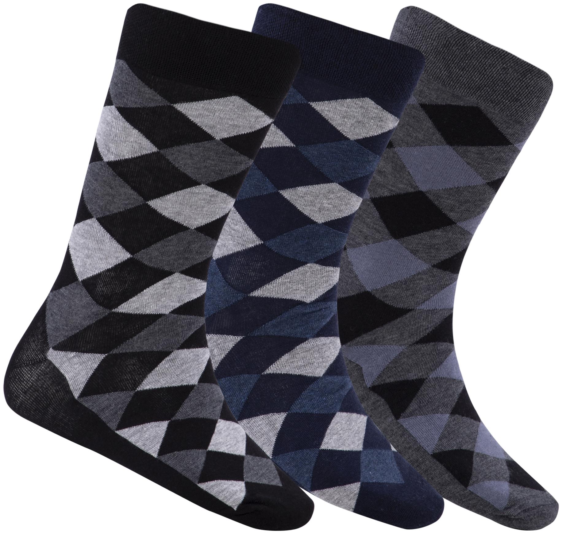 

N2S NEXT2SKIN Multi Cotton Calf length socks ( Pack of 3 )