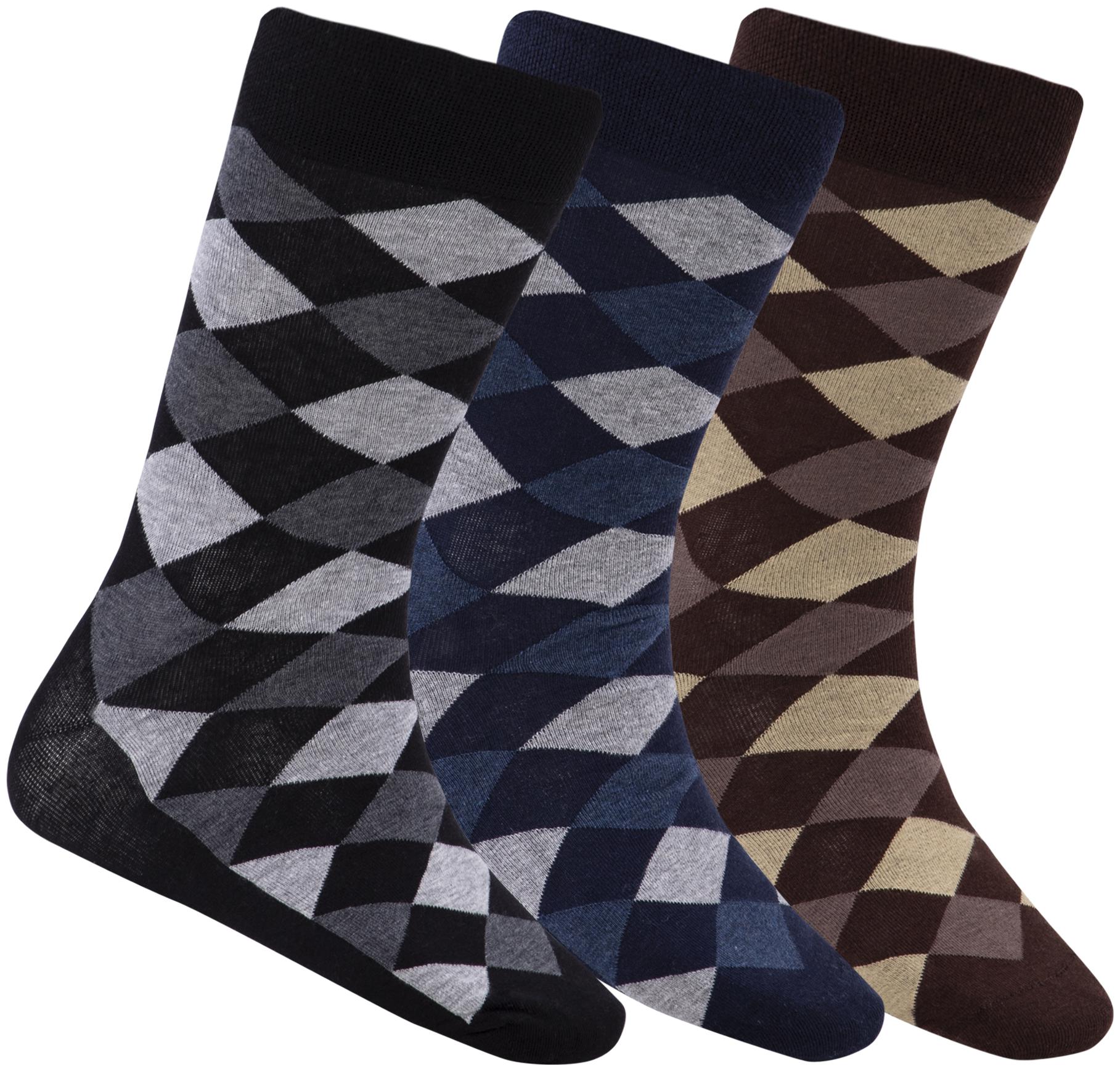

N2S NEXT2SKIN Multi Cotton Calf length socks ( Pack of 3 )