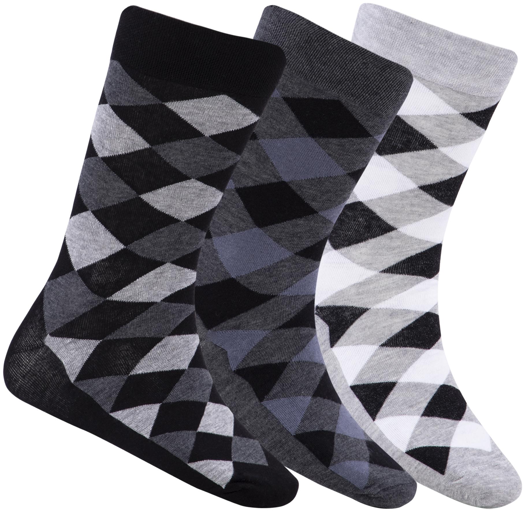 

N2S NEXT2SKIN Multi Cotton Calf length socks ( Pack of 3 )