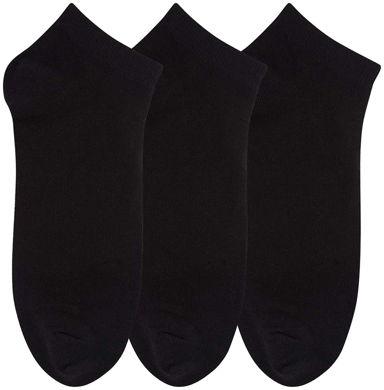 

N2S NEXT2SKIN Women s Low Ankle Length Cotton Socks - Pack of 3 Pairs