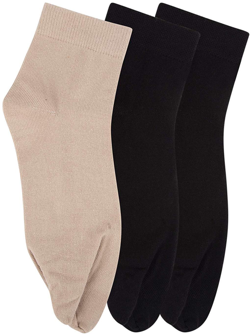 

N2S NEXT2SKIN Women s Ankle Length Thumb Cotton Socks - Pack of 3 Pairs