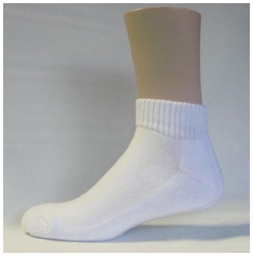 

NAWAB White Cotton Ankle length socks ( Pack of 1 )