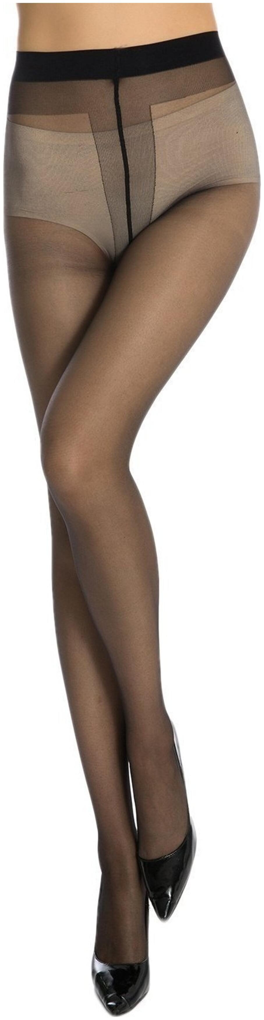 

Neska Moda Anfanna Women s Black Panty Hose Long Comfort Stockings STK6