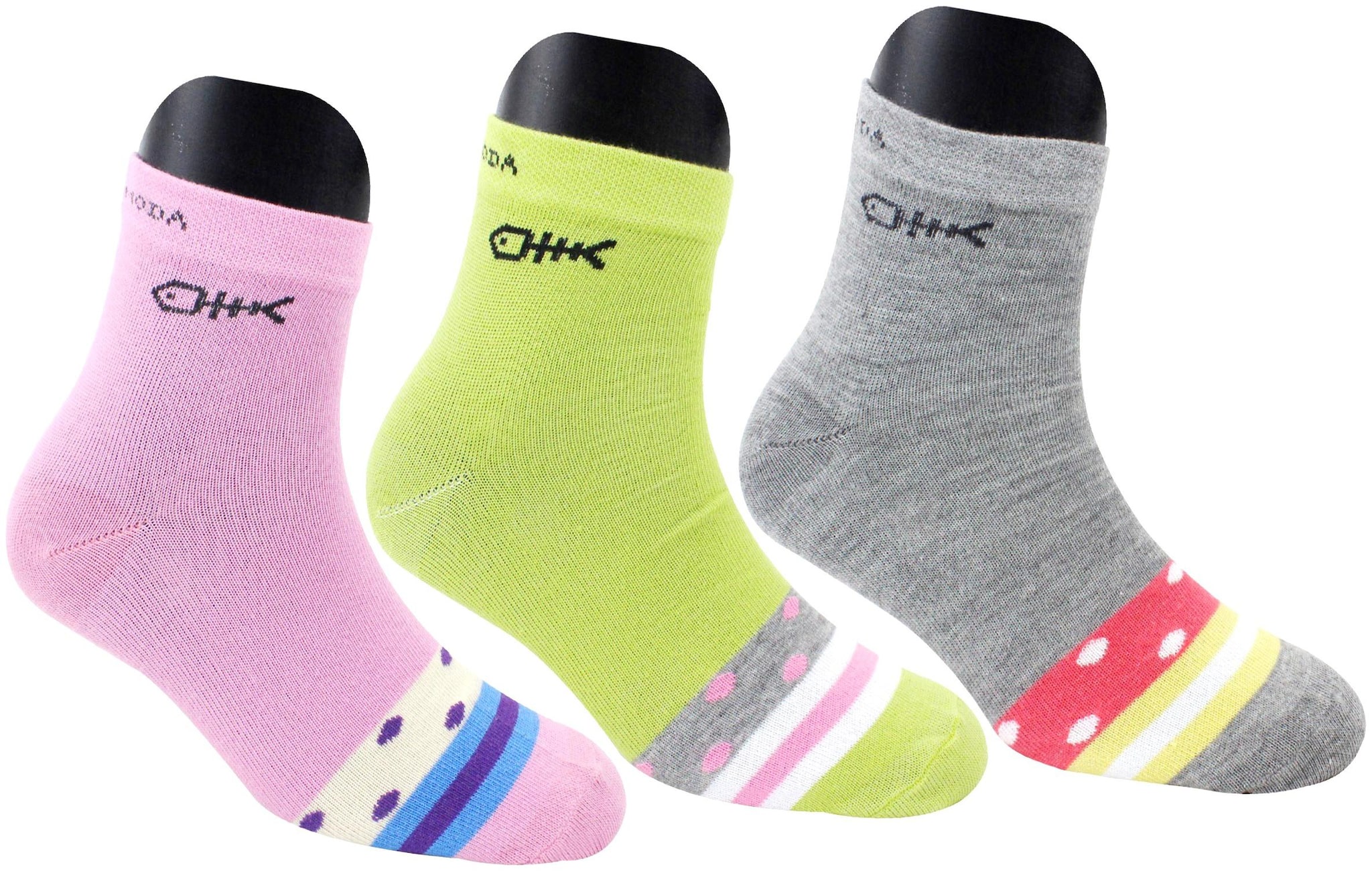

Neska Moda Free Size Casual Cotton Ankle Length Socks For Women