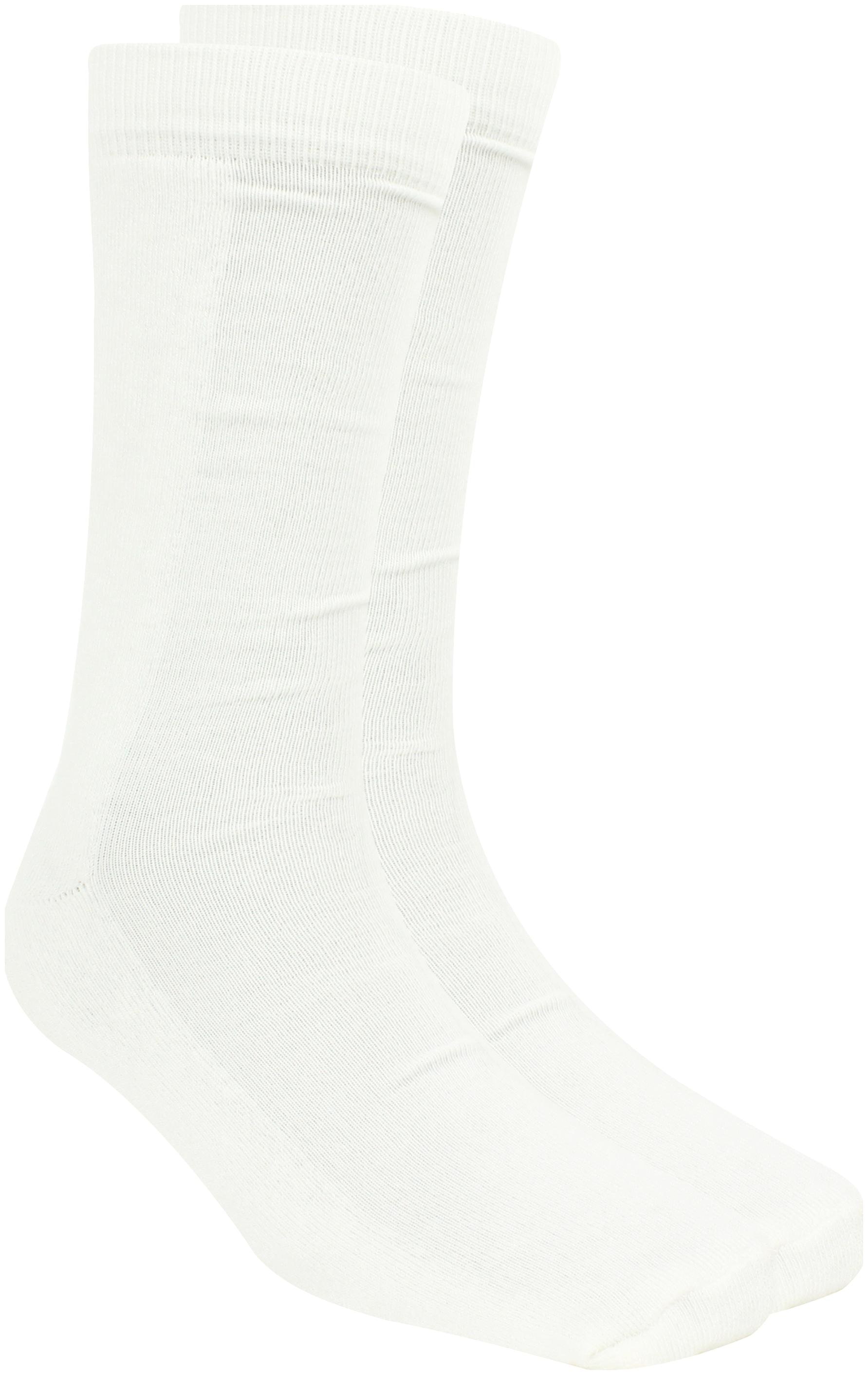 

Neska Moda White Cotton Calf length socks ( Pack of 1 )