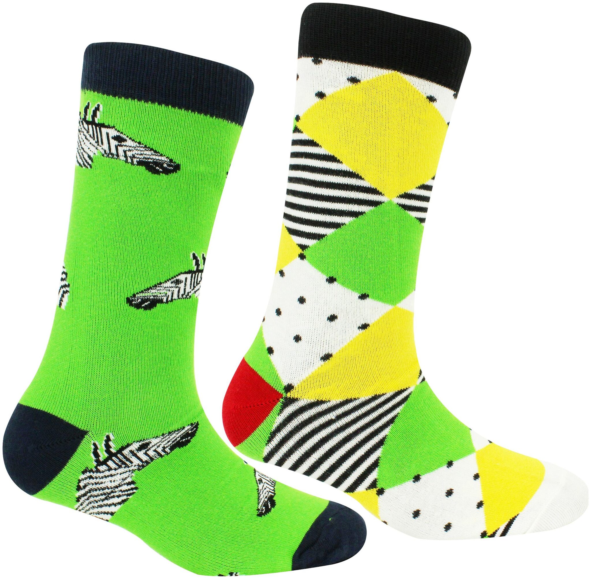 

Neska Moda Blue Cotton Crew length socks ( Pack of 2 )