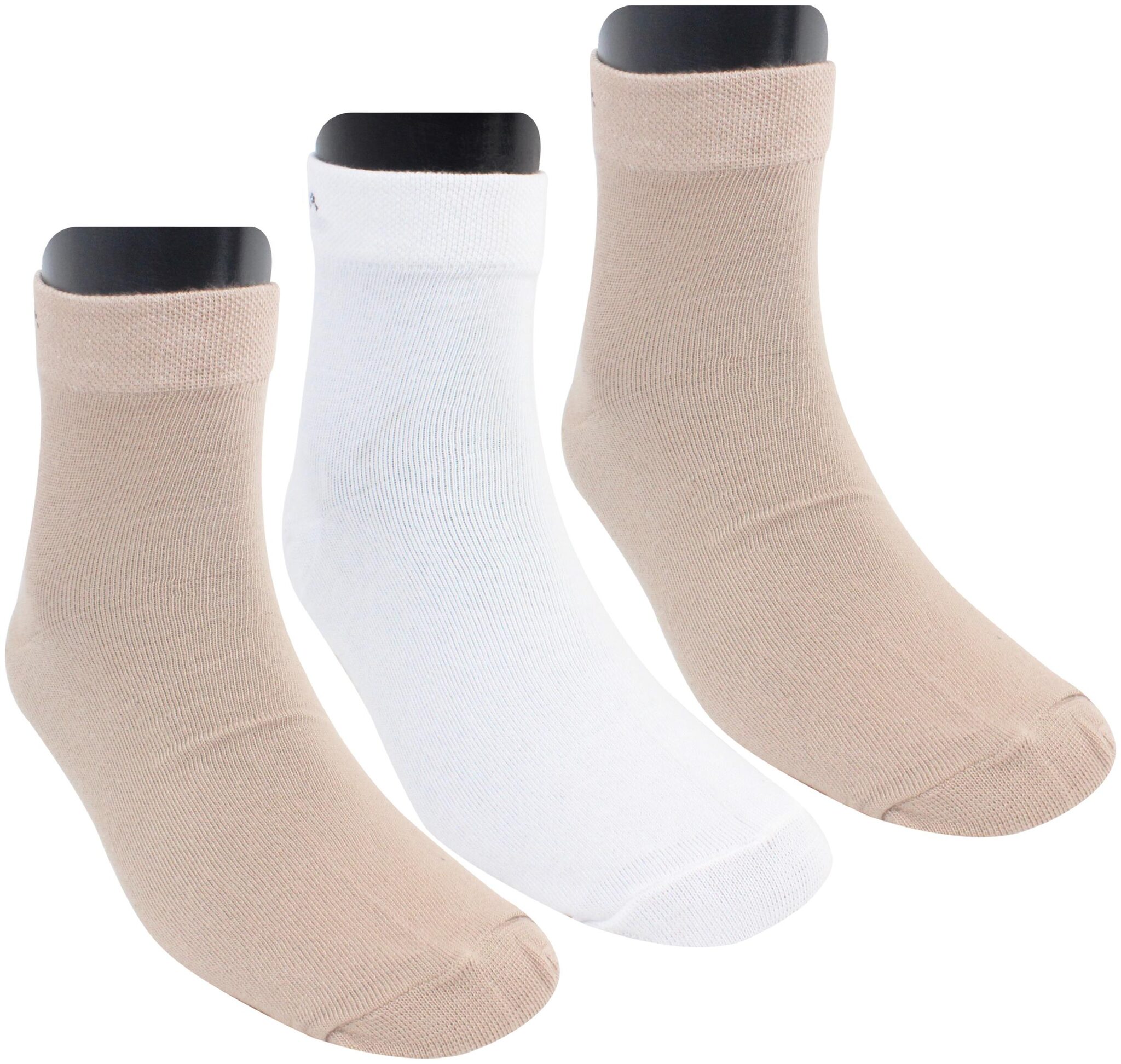 

Neska Moda Multi Cotton Ankle length socks ( Pack of 3 )