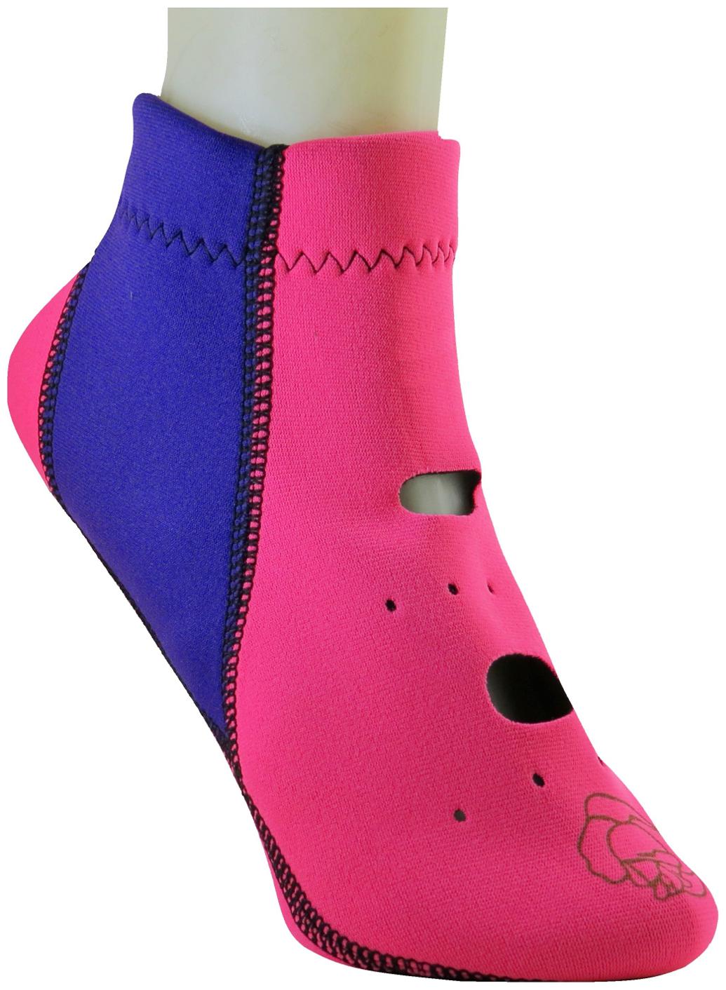

Neska Moda Premium Quality Unisex Cotton Pink Ankle Foot Cover Socks Best For Indoor Walking BT18
