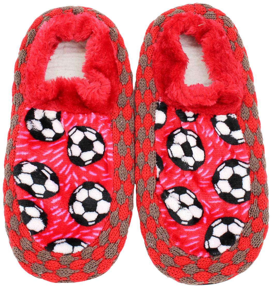 

Neska Moda Premium Soft Cotton Women s Red Booties Cum Indoor Slippers-BT124