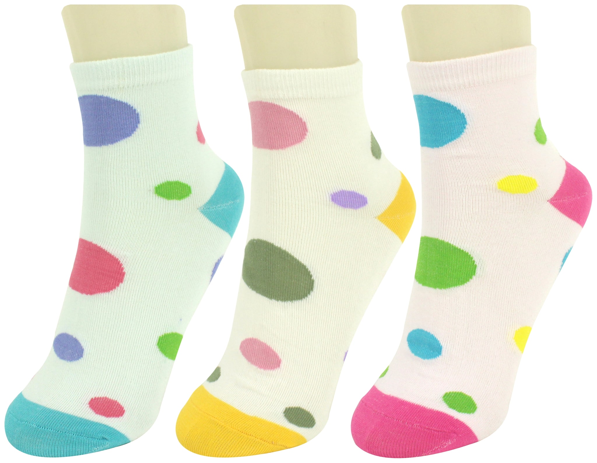 

Neska Moda Premium Women s Cotton Multicolor 3 Pair Ankle Length Socks S556