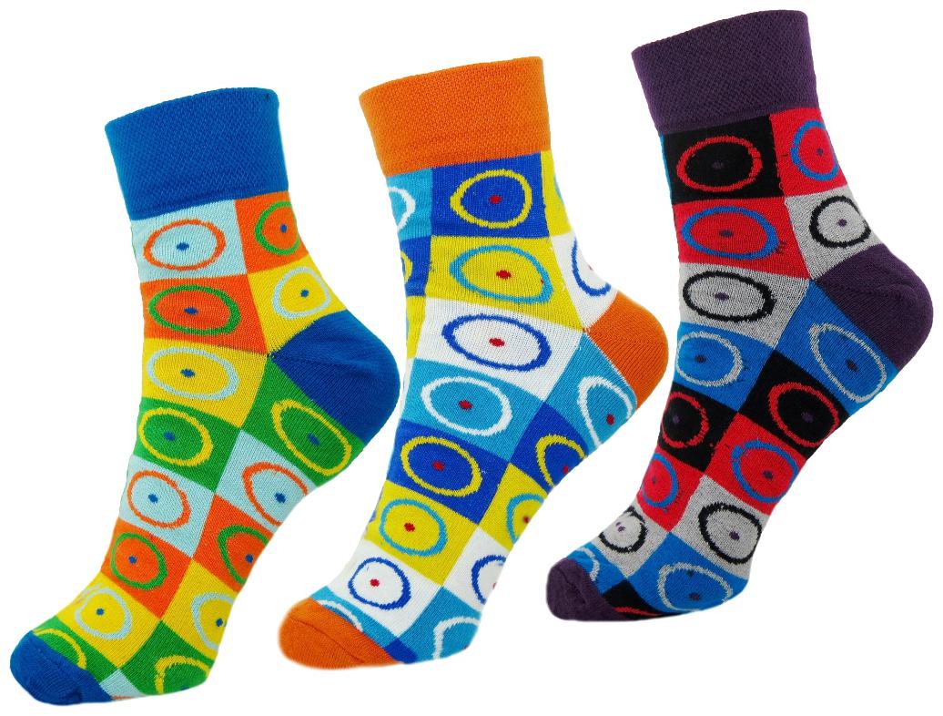 

Neska Moda Women s 3 Pair Multicolor Cotton Ankle Length Socks-S714