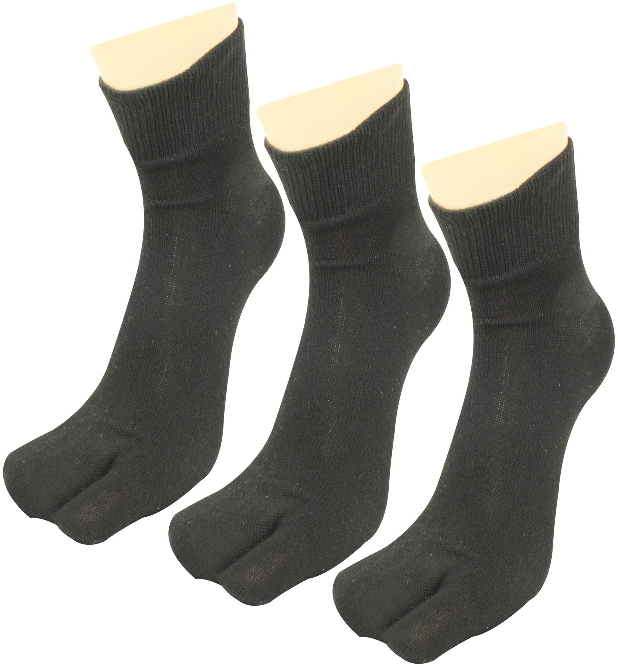 

Neska Moda 3 Pair Women s Black Formal Plain Cotton Ankle Length Thumb Socks S28