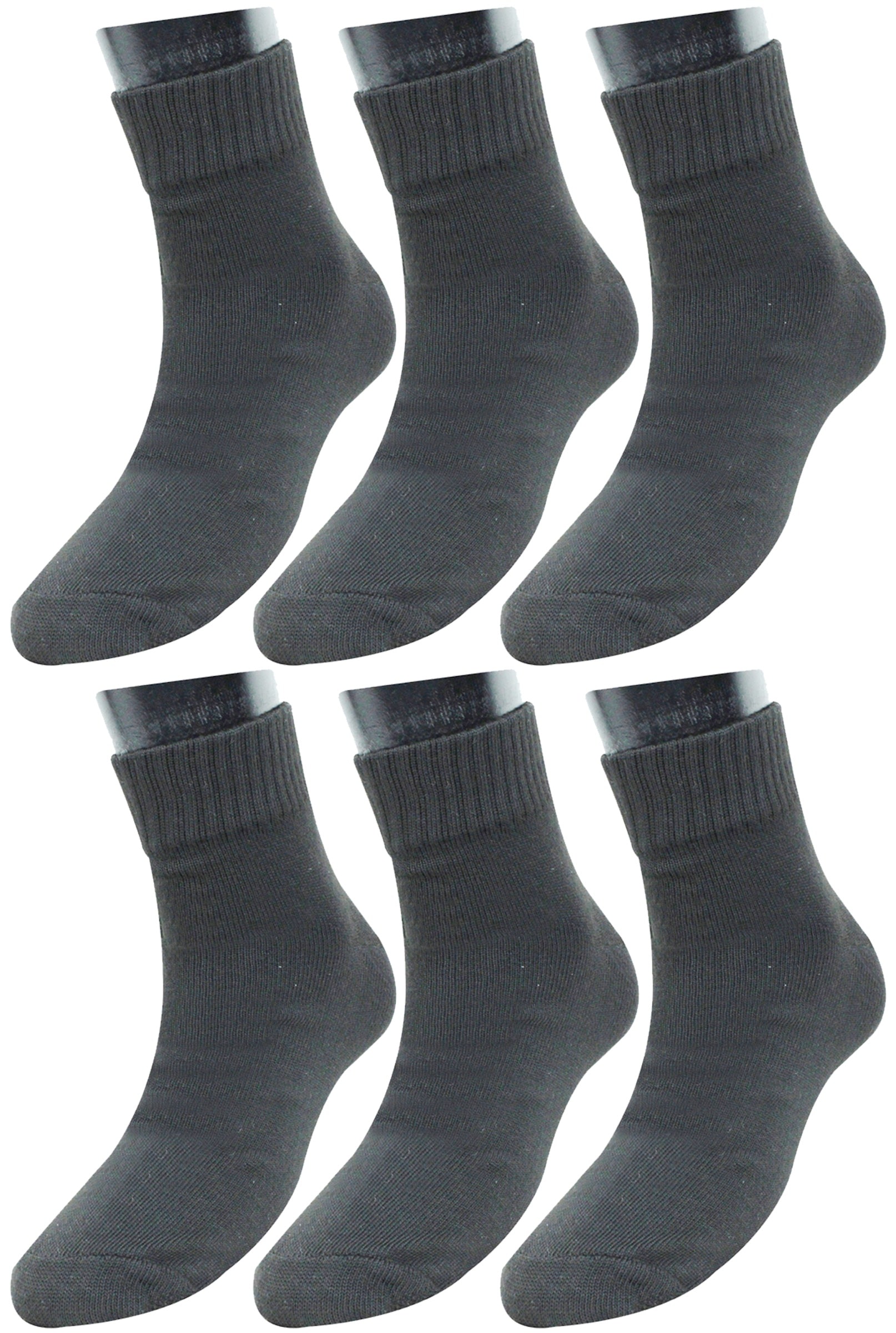 

Neska Moda 6 Pair Men s Black Solid Free Size Cotton Ankle Length Socks