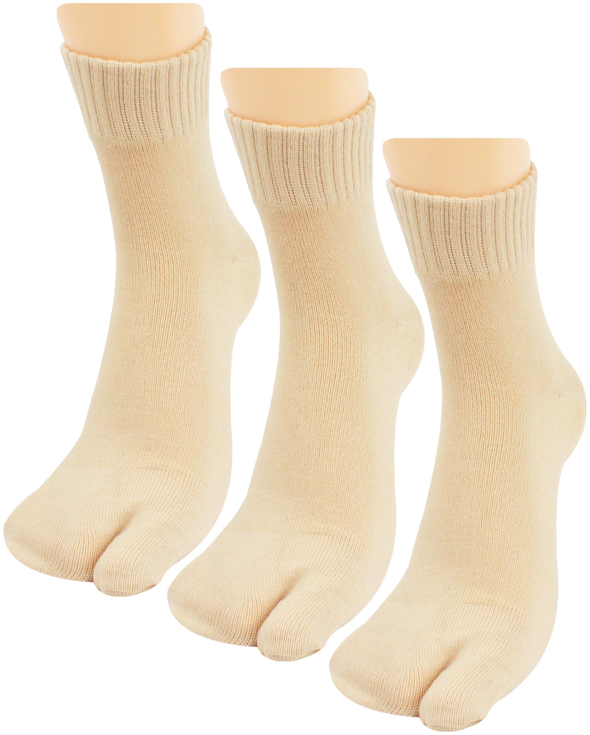

Neska Moda 3 Pair Women s Skin Formal Plain Cotton Ankle Length Thumb Socks S27