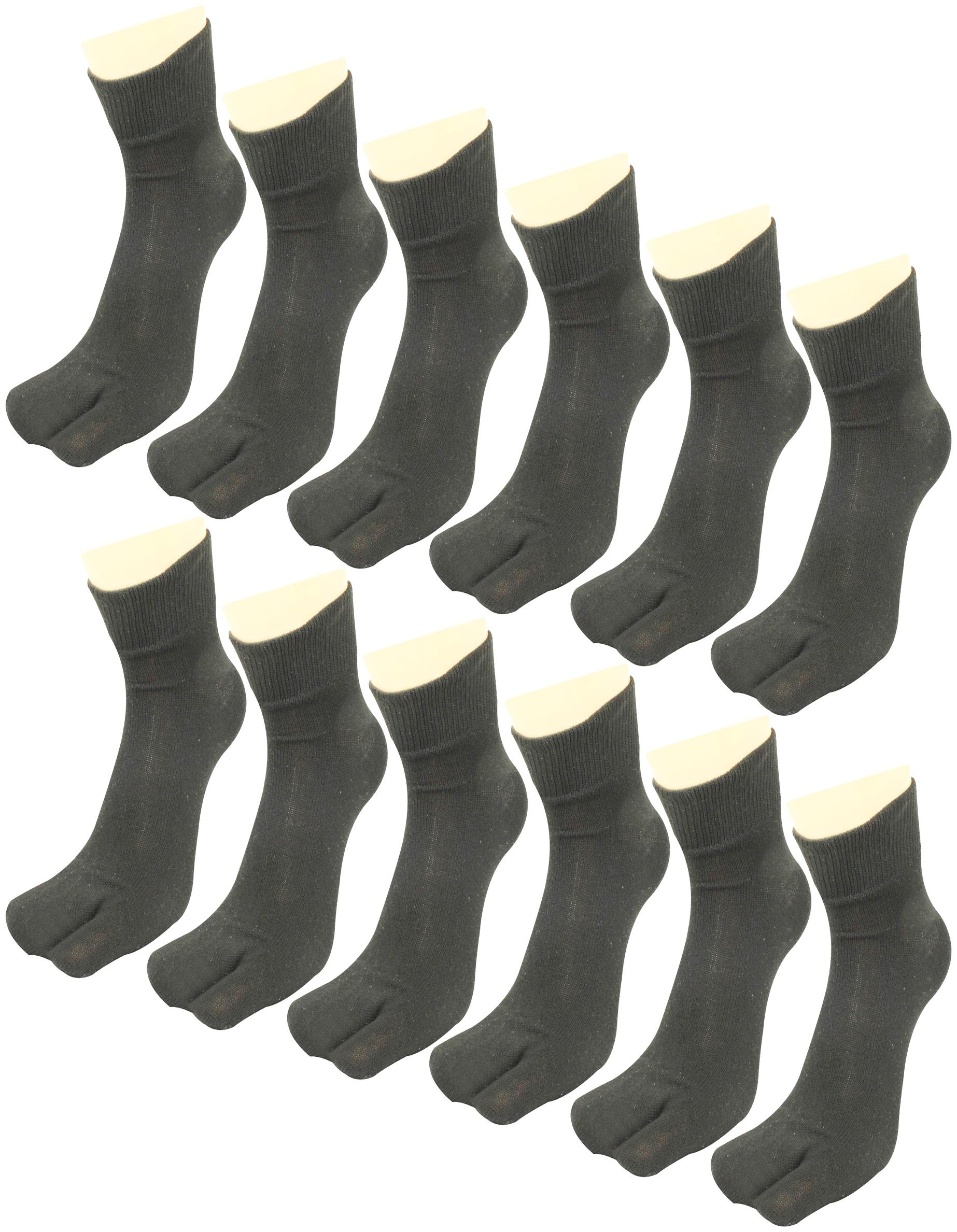 

Neska Moda 12 Pair Women s Black Formal Plain Cotton Ankle Length Thumb Socks