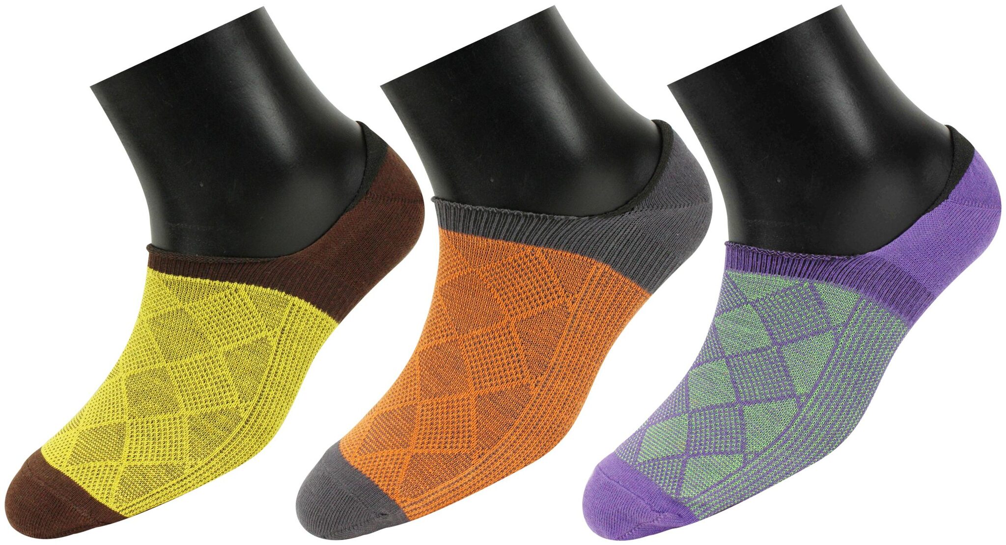

Neska Moda Green Cotton Ankle length socks ( Pack of 3 )