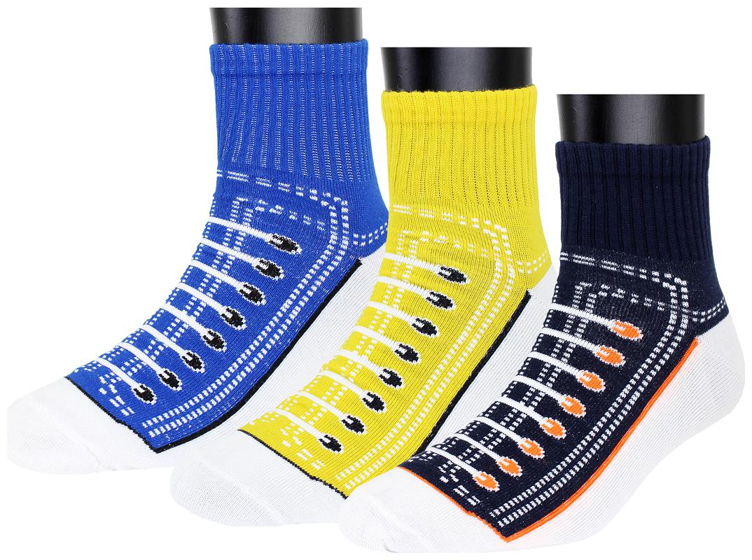 

Neska Moda Black Cotton Ankle length socks ( Pack of 3 )
