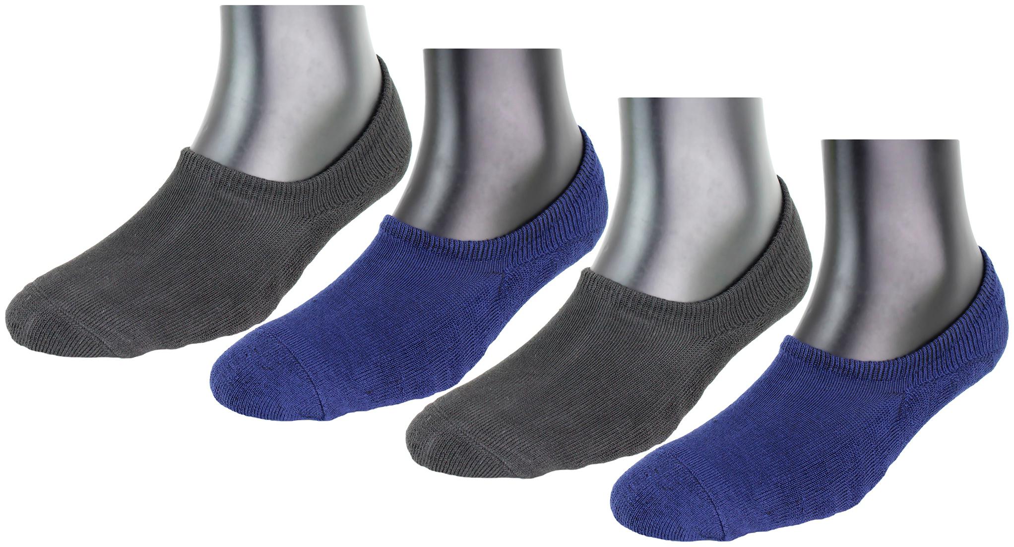 

Neska Moda Women s 4 Pair Multicolor Cotton No Show Loafer Socks-S1030