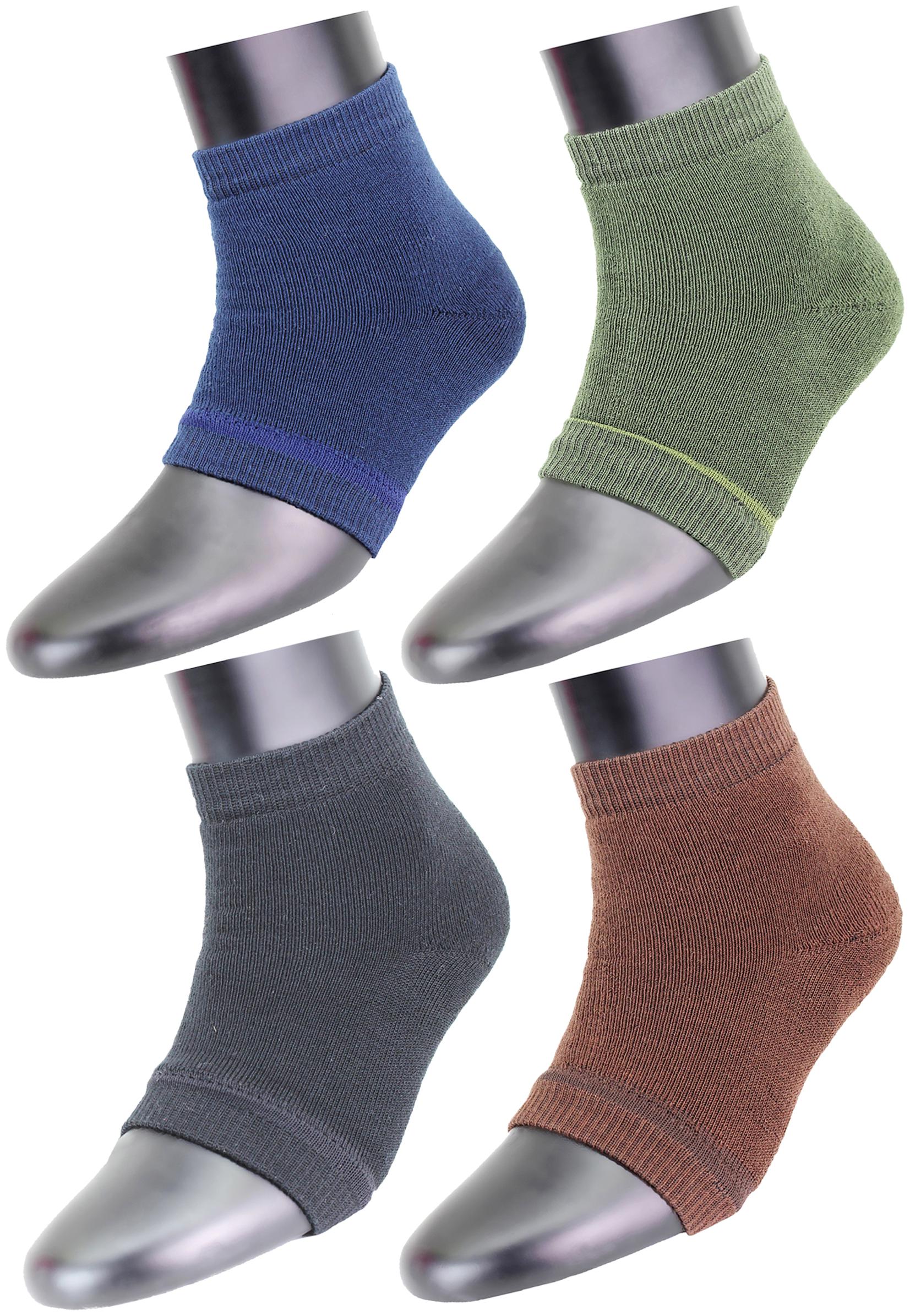 

Neska Moda Multi Cotton Ankle length socks ( Pack of 4 )