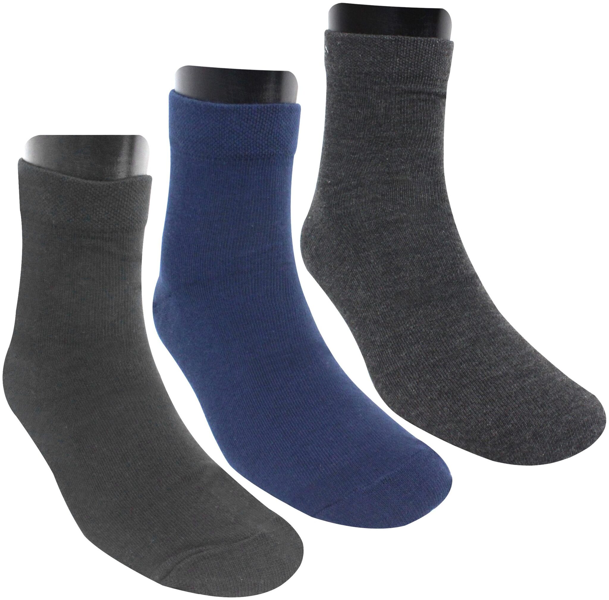 

Neska Moda Women s 3 Pair Ankle Length Socks