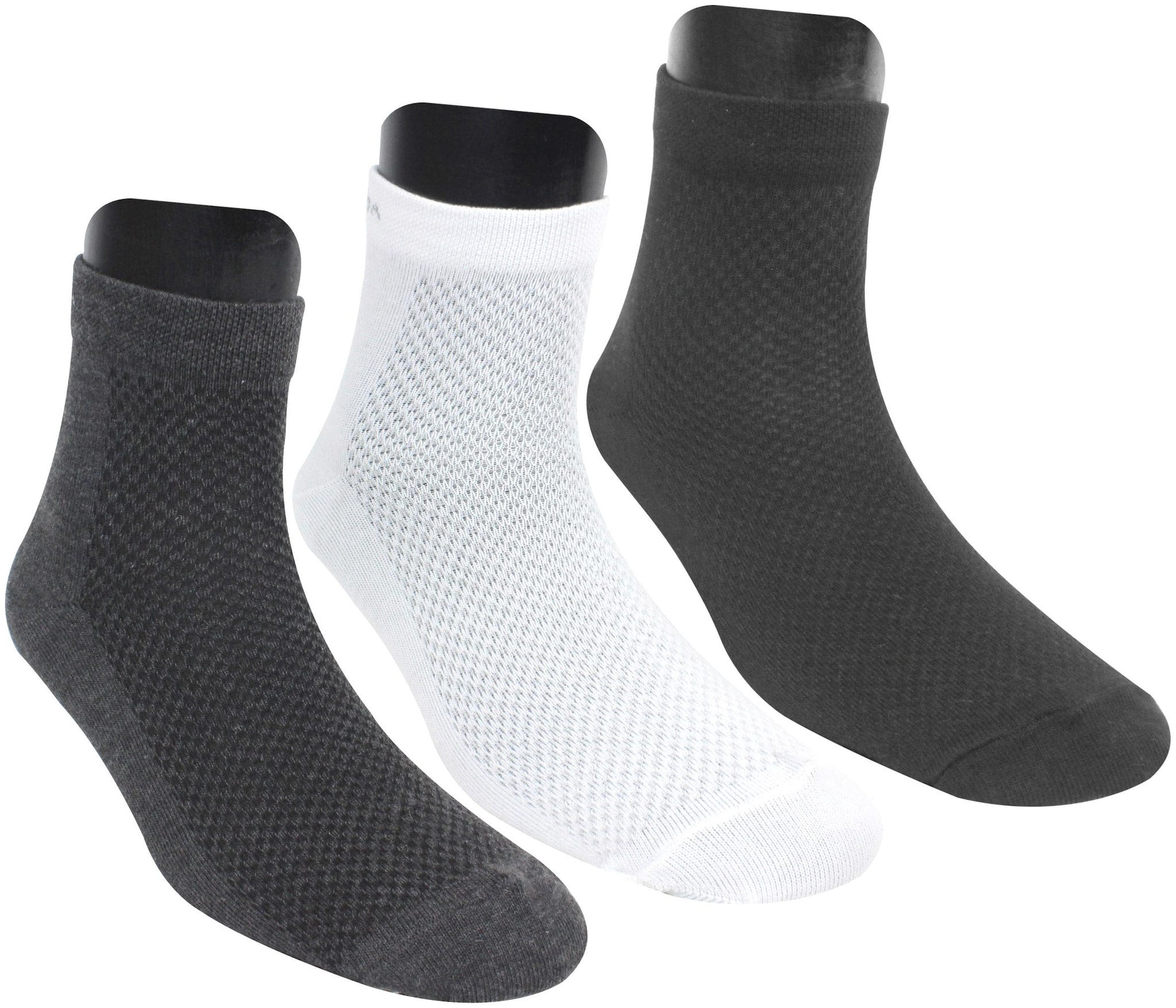 

Neska Moda Women s 3 Pair Ankle Length Socks