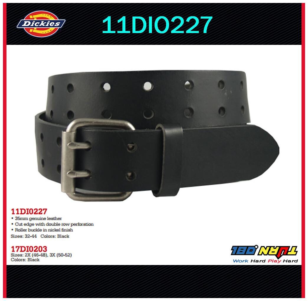dickies double prong leather belt
