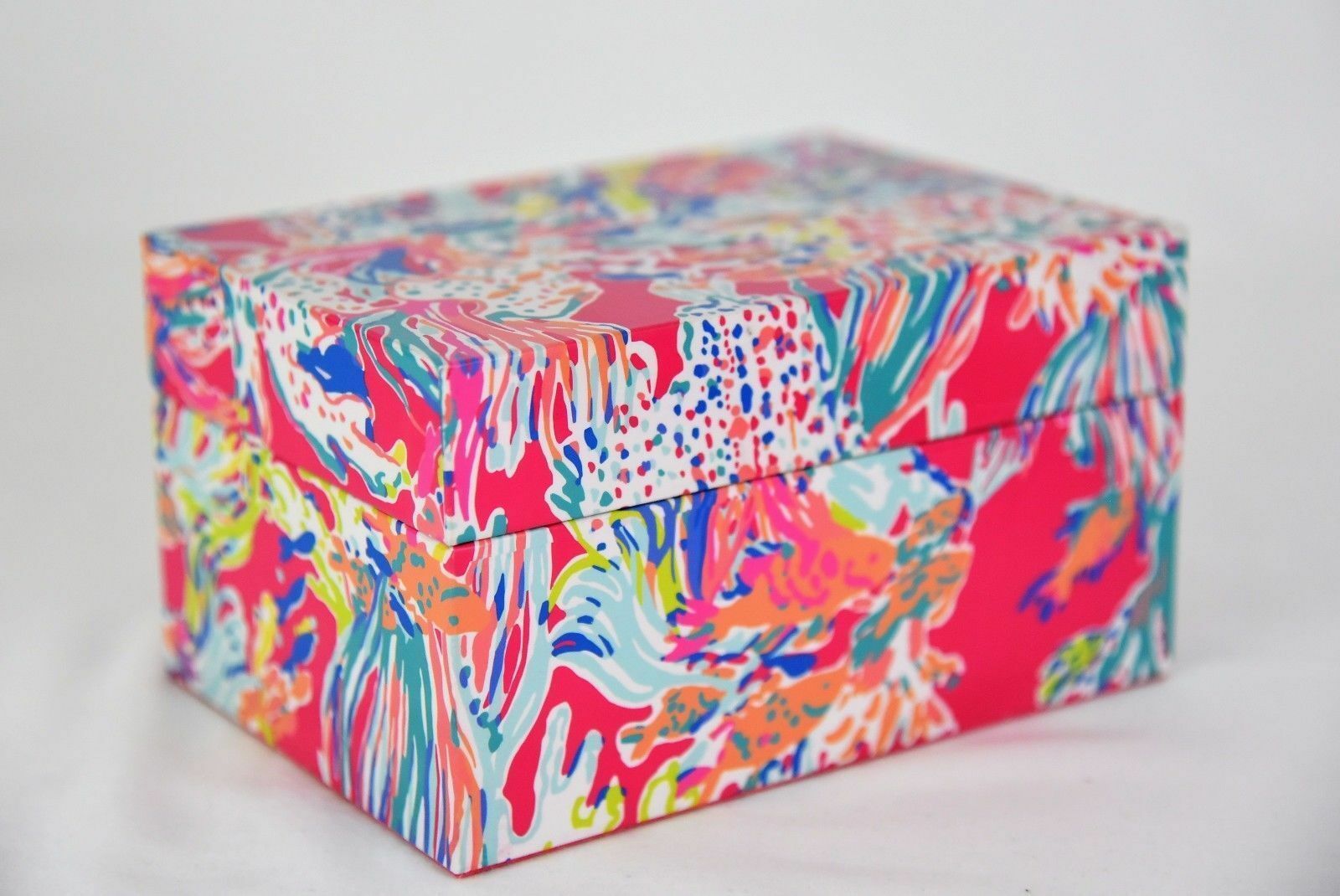 

NEW Lilly Pulitzer JEWELRY BOX Dragonfruit Sunken Treasure Accessories SEALED