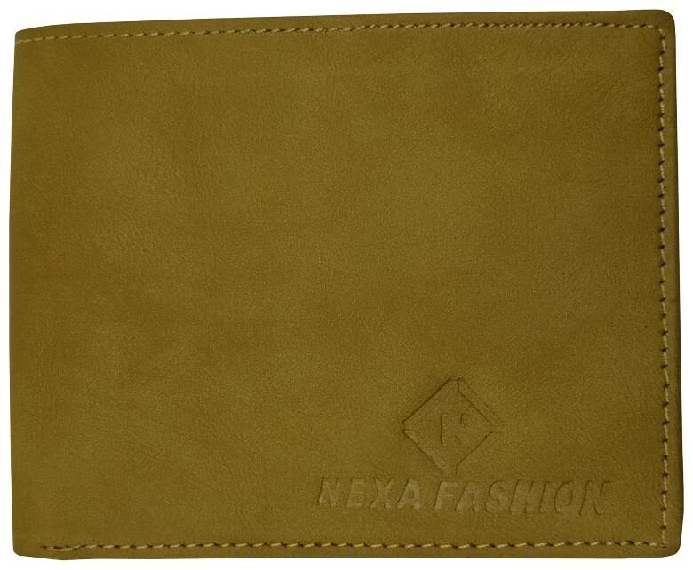 

NEXA FASHION Men Beige Synthetic leather Bi-Fold Wallet ( Pack of 1 )