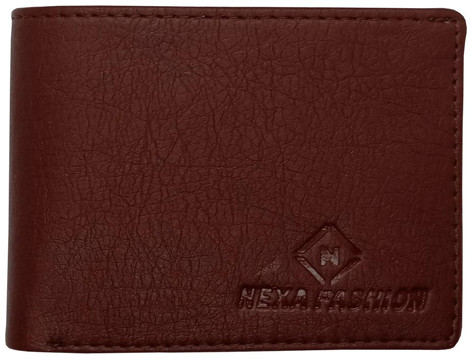 

NEXA FASHION Men Brown Pu Bi-Fold Wallet ( Pack of 1 )