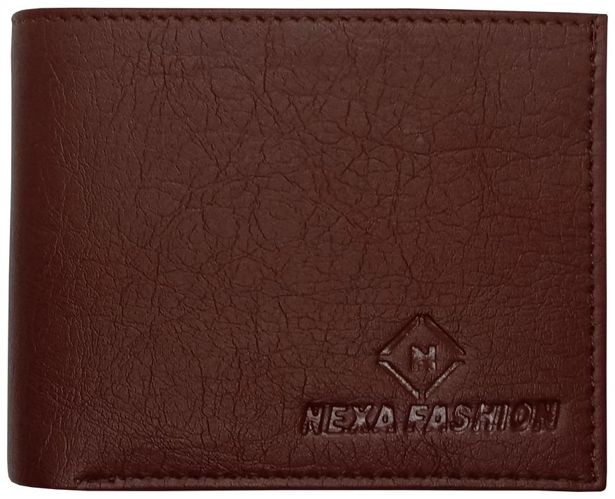 

NEXA FASHION Men Brown Pu Bi-Fold Wallet ( Pack of 1 )