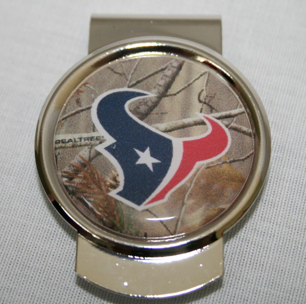 

NFL AFC Realtree Camo Money Clip Camouflage Choose Team