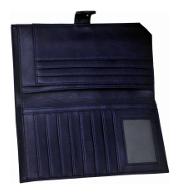 

NoVowels Men Leather Card holder - Blue Pack of 1