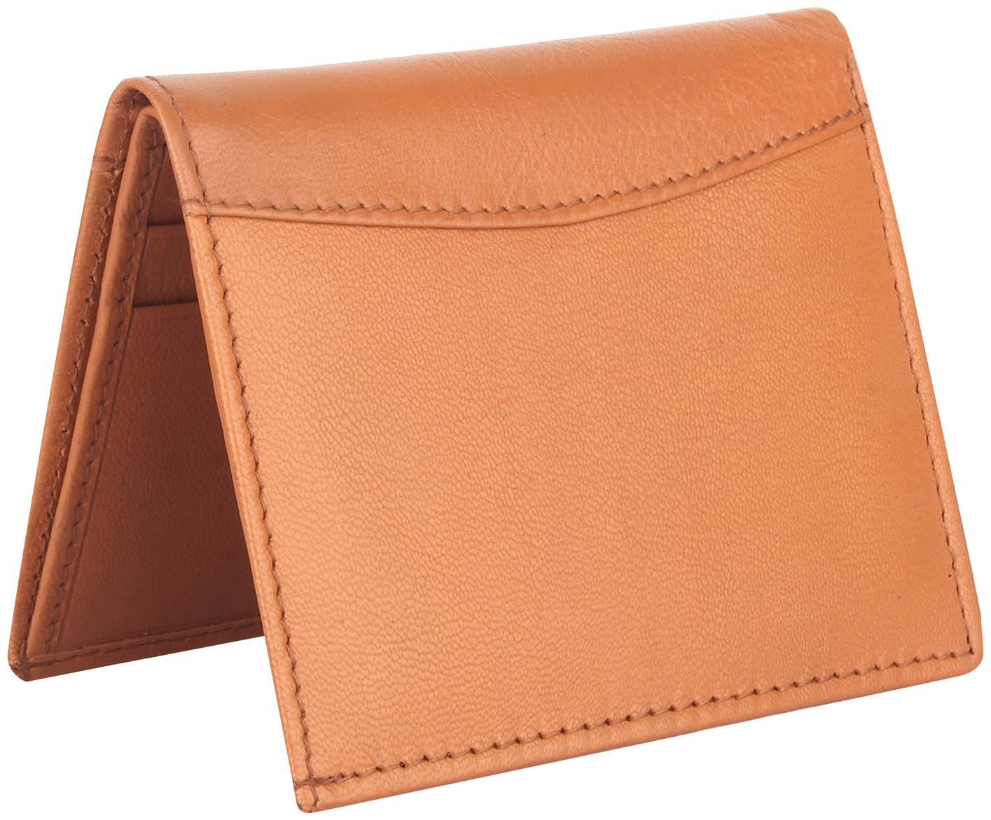 

NUKAICHAU Men Leather Card holder - Tan Pack of 1