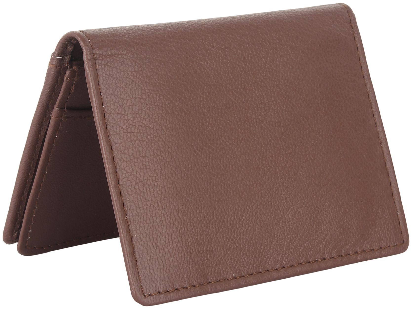 

NUKAICHAU Men Leather Card holder - Brown Pack of 1