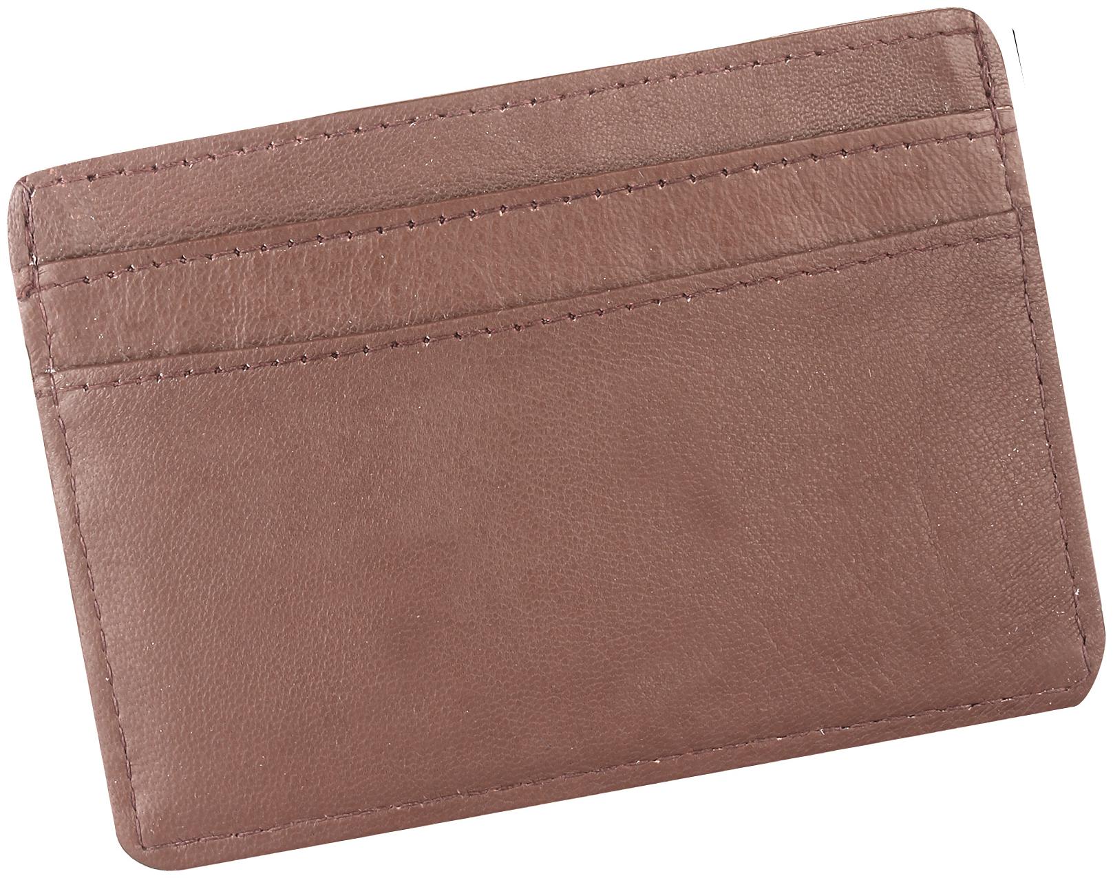 

NUKAICHAU Men Leather Card holder - Brown Pack of 1