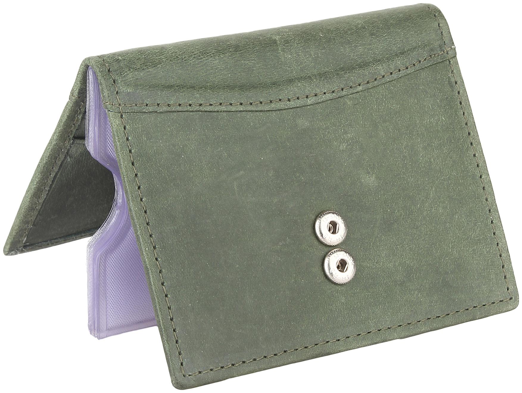 

NUKAICHAU Men Leather Card holder - Green Pack of 1
