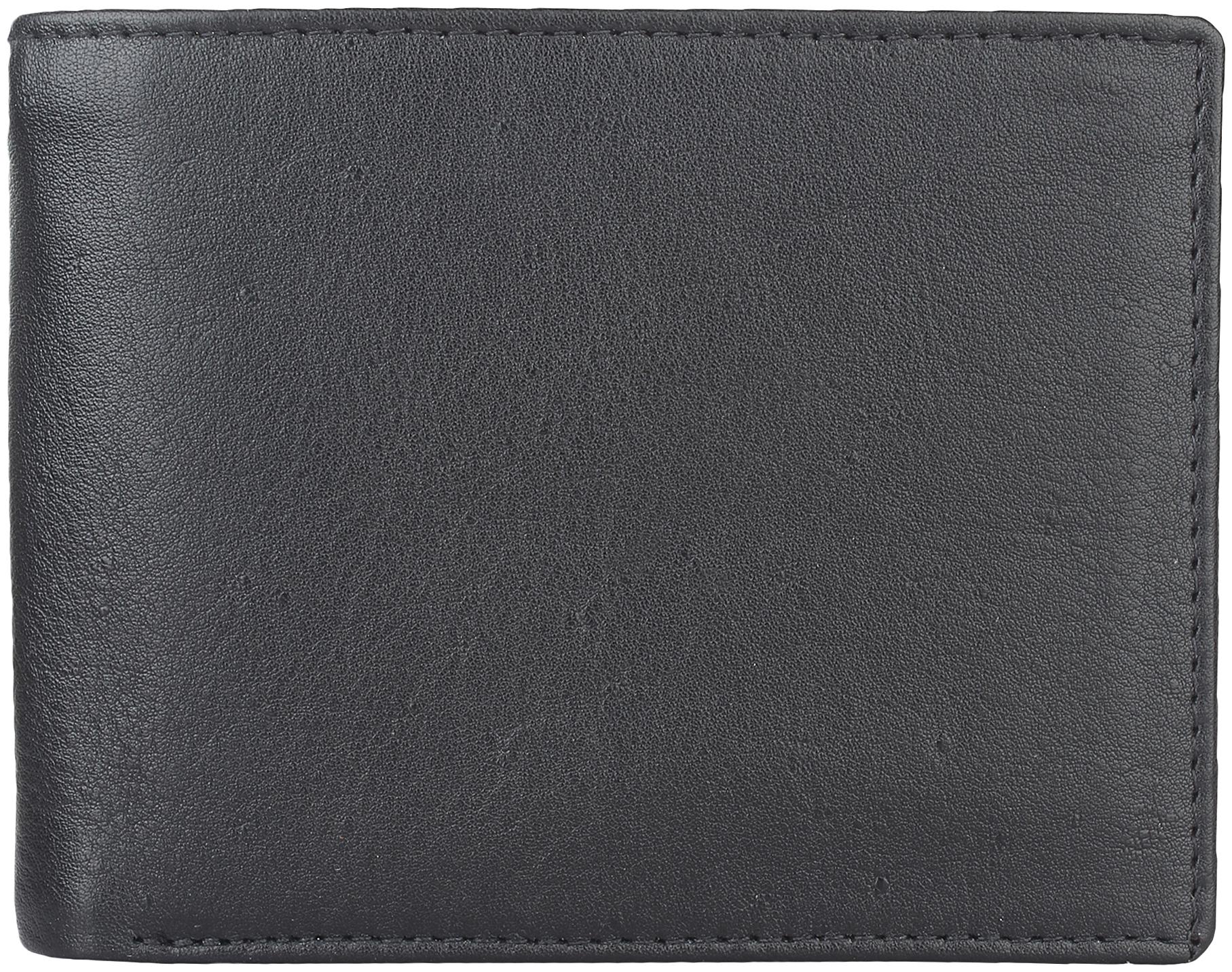 

NUKAICHAU Men Black Leather Long Wallet ( Pack of 1 )