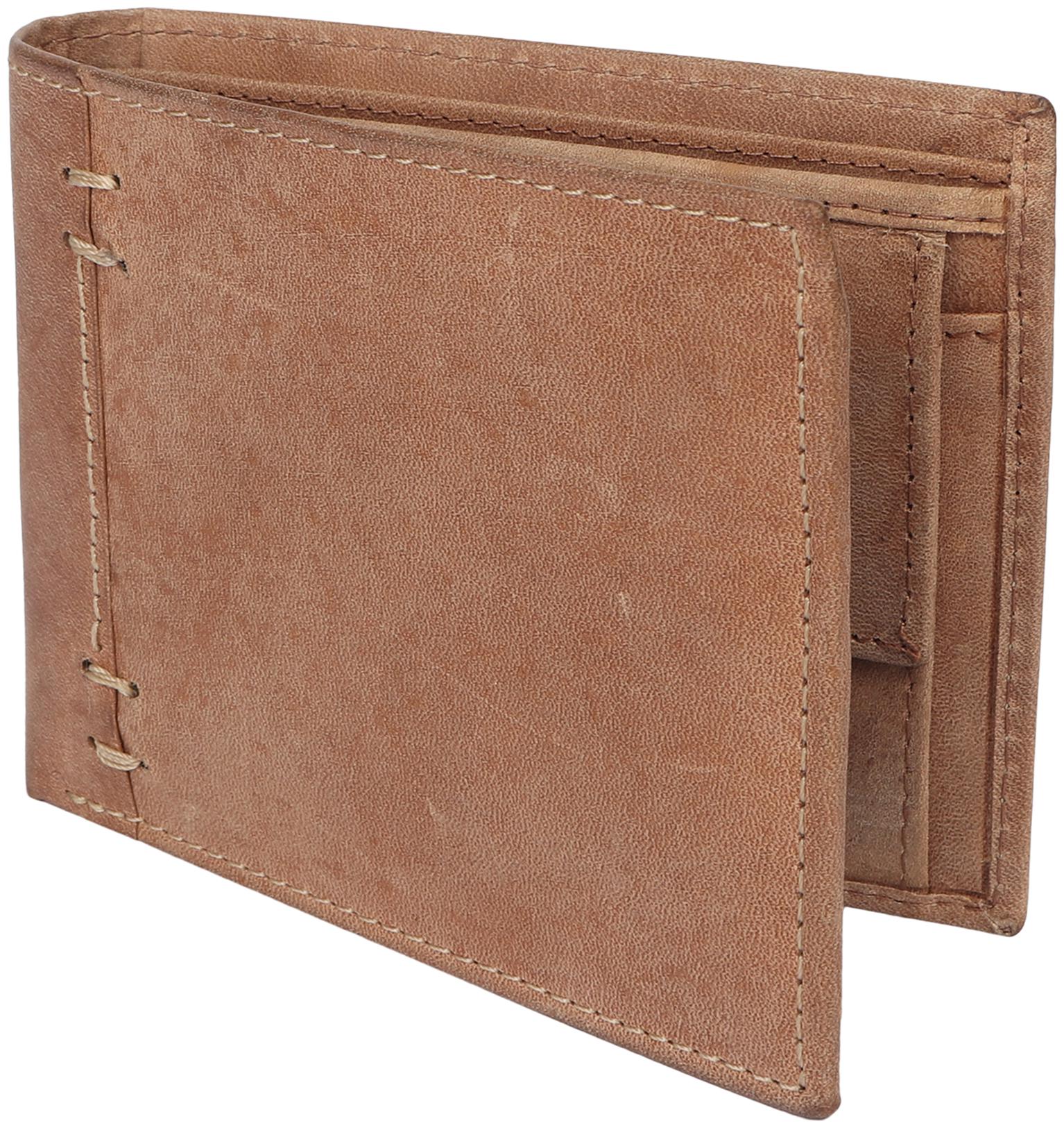 

NUKAICHAU Men Brown Leather Long Wallet ( Pack of 1 )