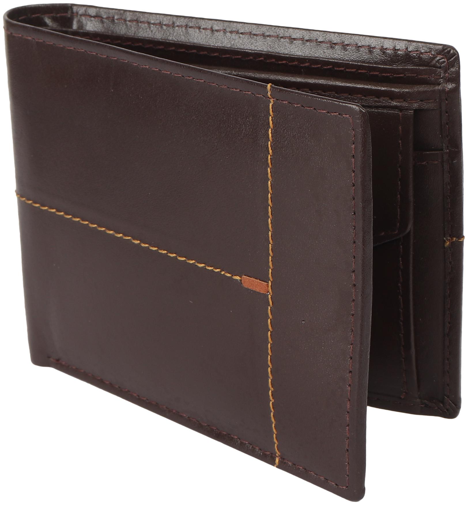 

NUKAICHAU Men Brown Leather Bi-Fold Wallet ( Pack of 1 )