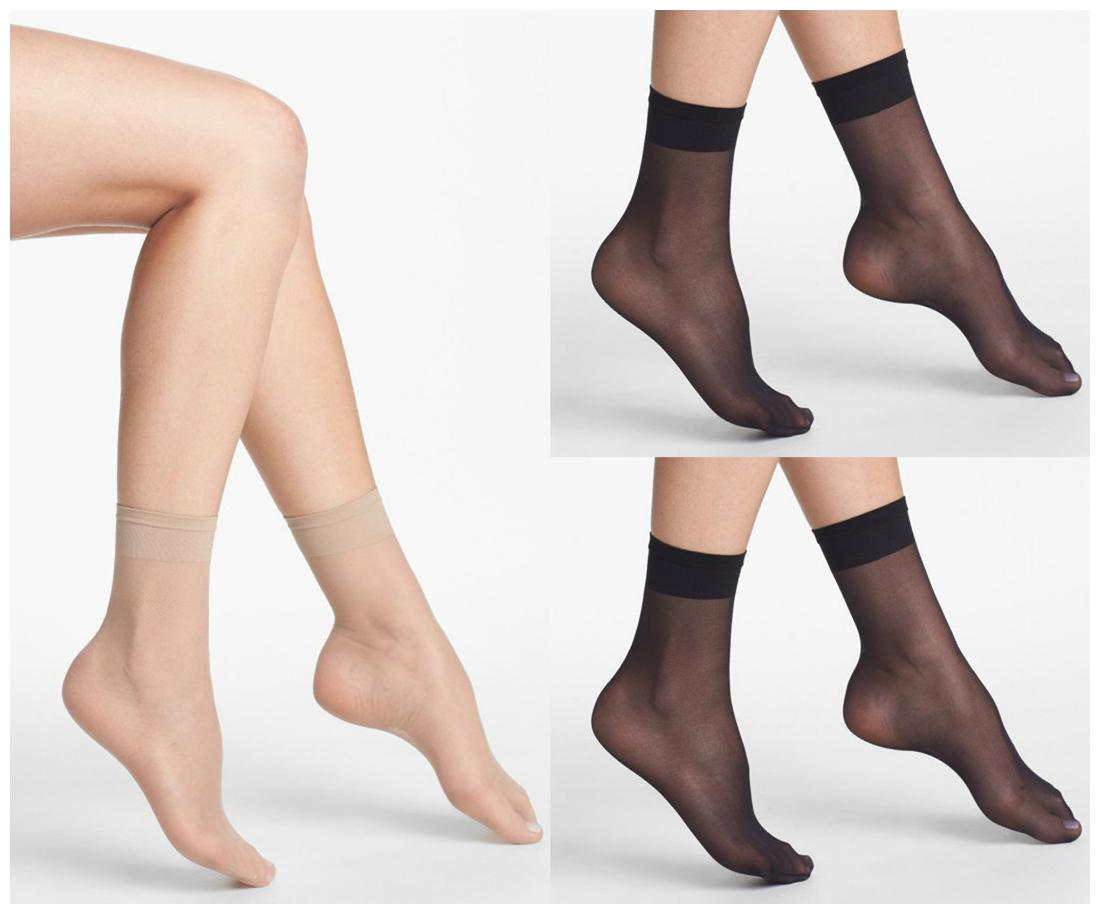 

N2S NEXT2SKIN Ladies Transparent Ankle Socks Pack of 3