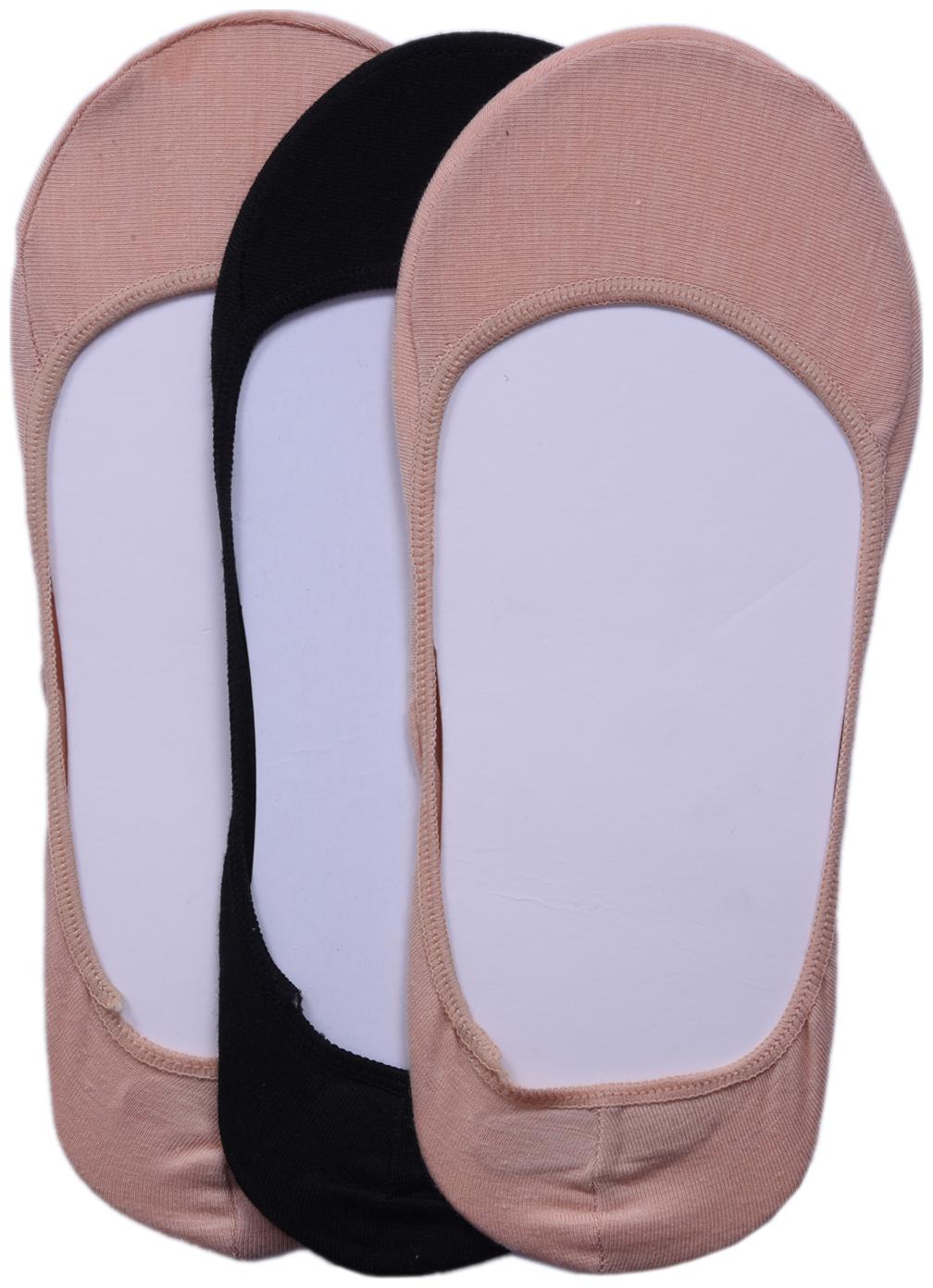 

N2S NEXT2SKIN - Women s Cotton Loafer Socks Ladies Invisible No Show Liners Pack of 3 in all colors with Anti slip Silicon