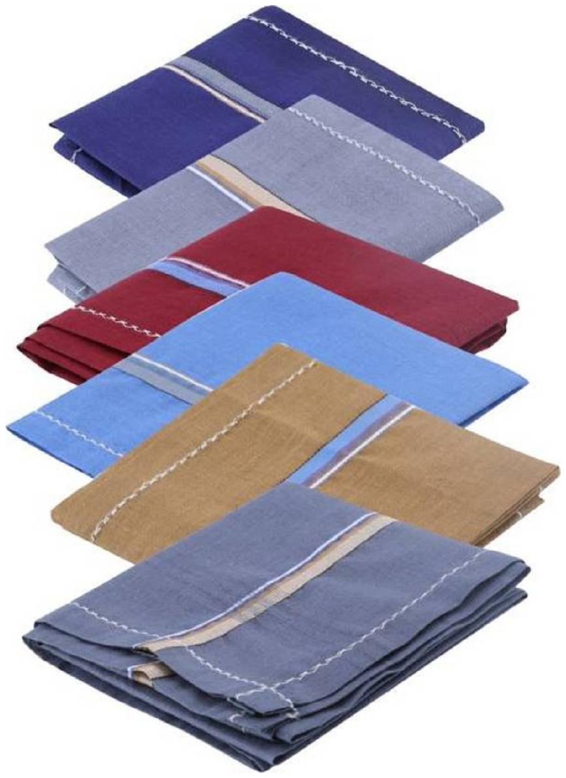 

ODDEVEN Man Cotton Handkerchiefs (6 pic Combo)