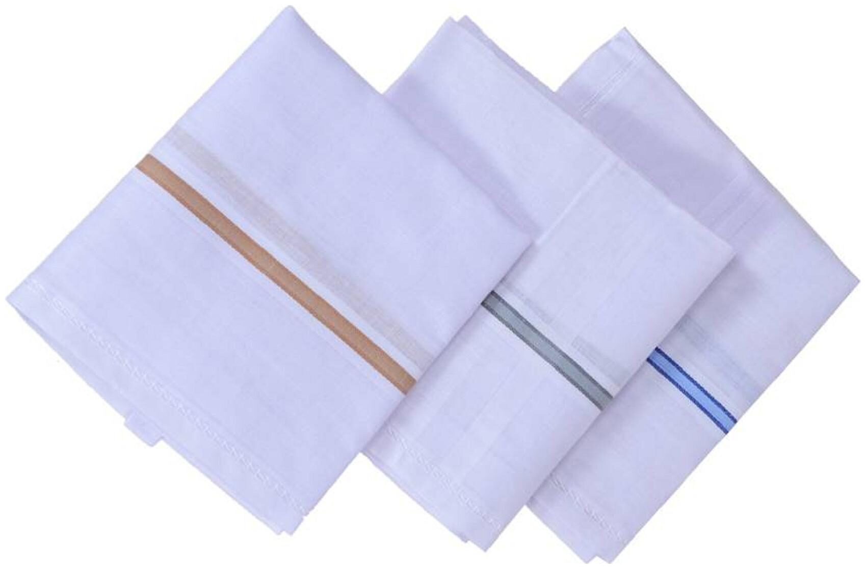 

ODDEVEN Man Cotton Handkerchiefs (3 pic Combo)