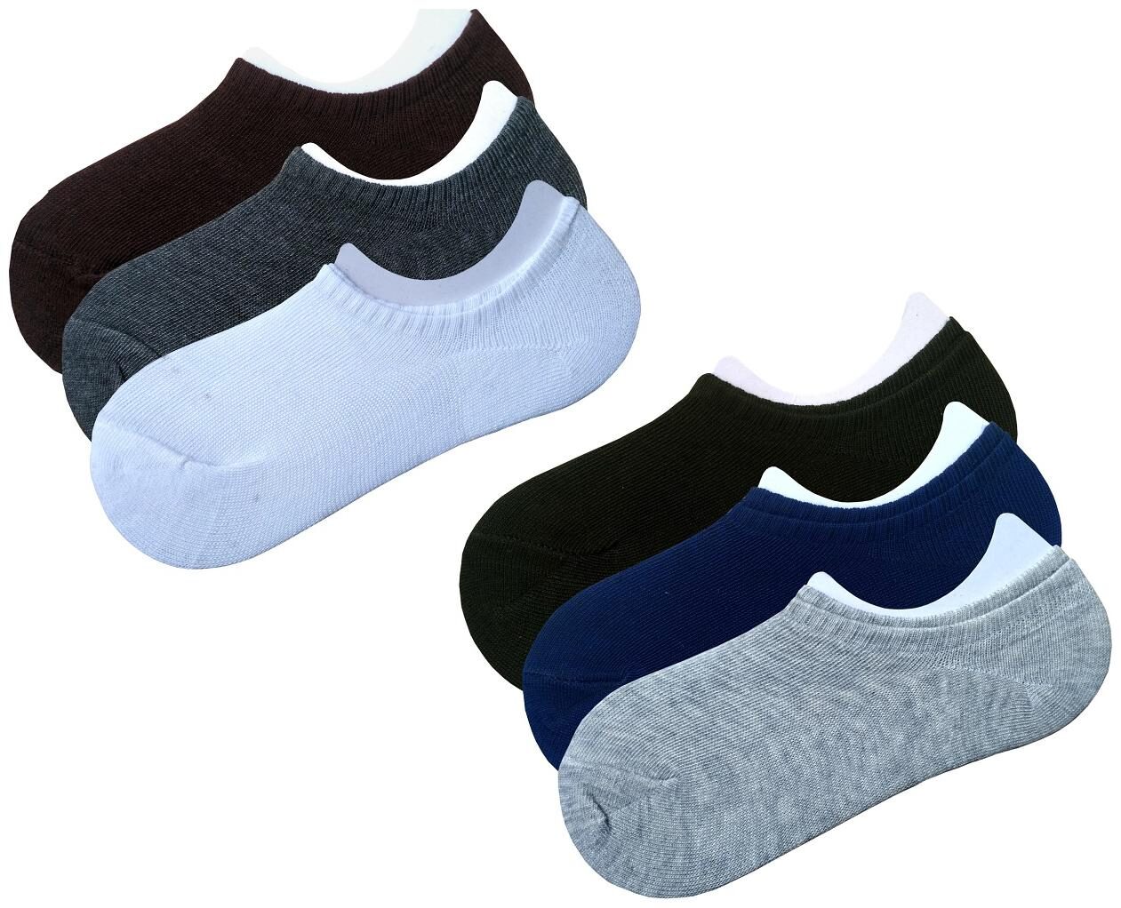 

ODDEVEN Men Women Cotton Solid Loafer Socks (Pack of 6)