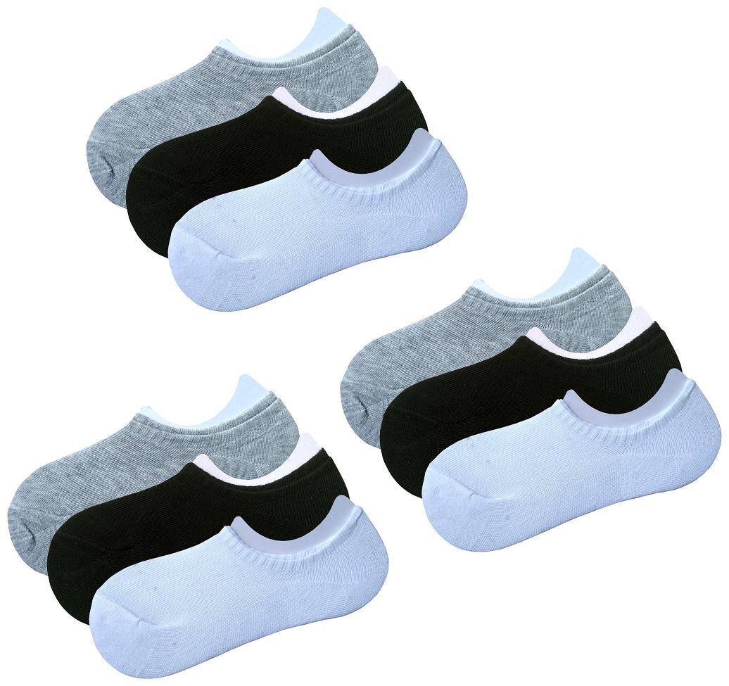 

ODDEVEN Men Women Cotton Solid Loafer Socks (Pack of 9)