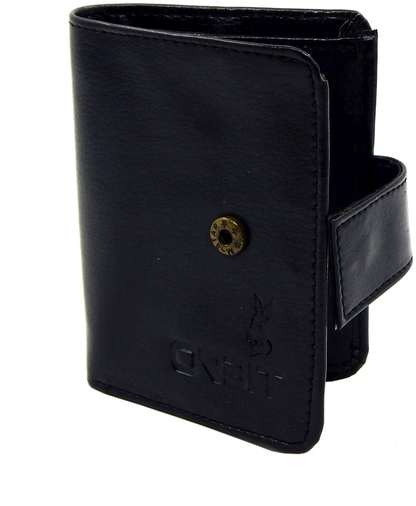 

Orbit Men Black Synthetic leather Tri Fold Wallet ( Pack of 1 )
