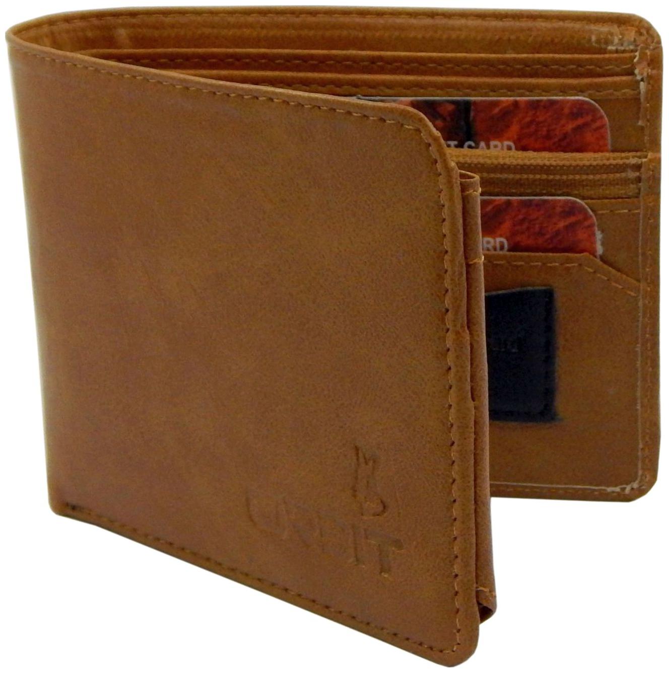

Orbit Men Tan Leather Tri Fold Wallet ( Pack of 1 )